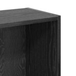 vidaXL Étagère Chêne noir 80 x 24 x 76 cm Bois d'ingénierie