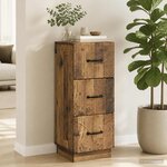 vidaXL Armoire à tiroirs 33 x 34 5 x 87 cm Bois d'ingénierie