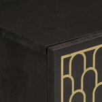 vidaXL Armoire latérale 90x33x75 cm bois massif de manguier