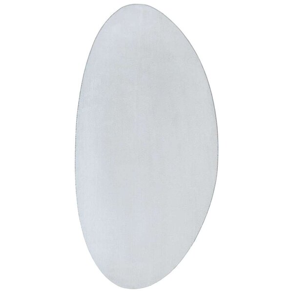 vidaXL Tapis Gris 100 x 200 cm Polyester