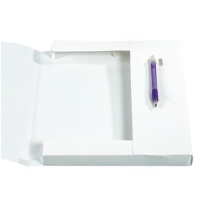 Boite De Classement Dos 25mm Polypropylène Opaque 7/10e Krea Cover - A4 - Blanc - X 17 - Exacompta