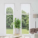 vidaXL Store de Fenêtre avec des rideaux Autre Blanc 80 x 130 cm Aluminium