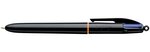 Stylo bille 4 COLOURS PRO Noir Pointe Moy. 4 Couleurs classiques BIC