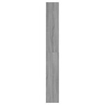 vidaXL Armoire à chaussures sonoma gris 60x21x163 5 cm bois ingénierie