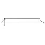 vidaXL Auvent rétractable automatique orange et marron 4 5x3 m