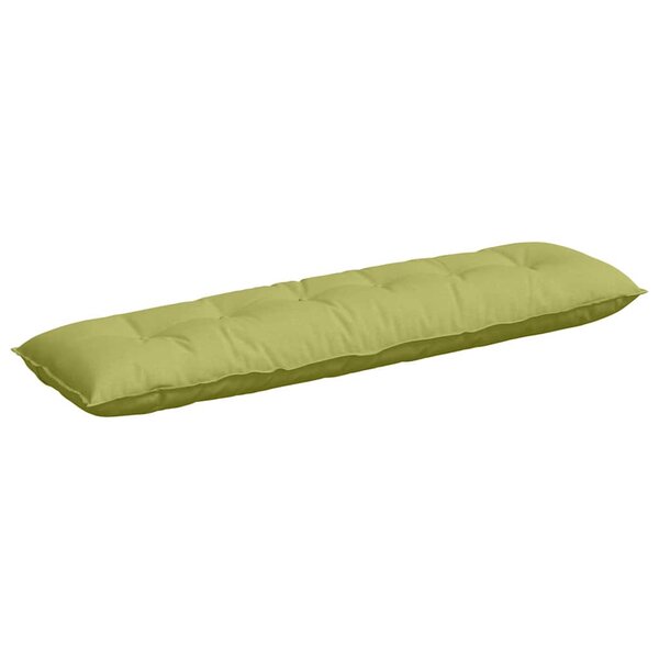 vidaXL Coussin de Dos Vert clair 180 x 19 x 50 cm tissu