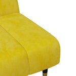 vidaXL Ensemble de canapés 2 Pièces jaune velours