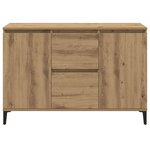 vidaXL Buffet chêne artisanal 102x35x70 cm bois d'ingénierie
