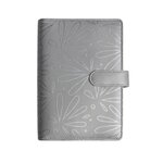 Organiseur Exatime 17 light Floralie 14 x 19 cm Semainier Argent EXACOMPTA