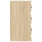 vidaXL Buffets 2 Pièces chêne sonoma bois d'ingénierie