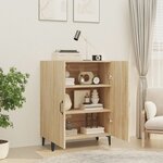 vidaXL Buffet Chêne sonoma 70x34x90 cm Bois d'ingénierie