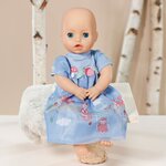Zapf Creation 709610 - Baby Annabell - Robe bleue écureuil 43cm