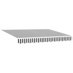 vidaXL Auvent rétractable électrique Anthracite et blanc 3 x 2 5 m