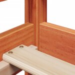 vidaXL Lit de jour avec toit sans matelas 90x200 cm bois massif