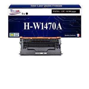 T3AZUR -Toner compatible avec HP W1470A (147A) pour HP LaserJet Enterprise MFP M634z  M635fht  M635h  M636fh