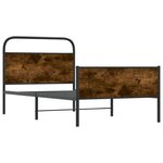 vidaXL Cadre de lit sans matelas 107x203 cm chêne sonoma