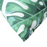 vidaXL Coussins de palette lot de 3 motif de feuilles tissu
