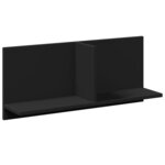 vidaXL Armoire murale 70x16 5x30 cm noir bois d'ingénierie