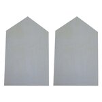 2 étagères en bois maison 22 5 x 14 x 10 cm