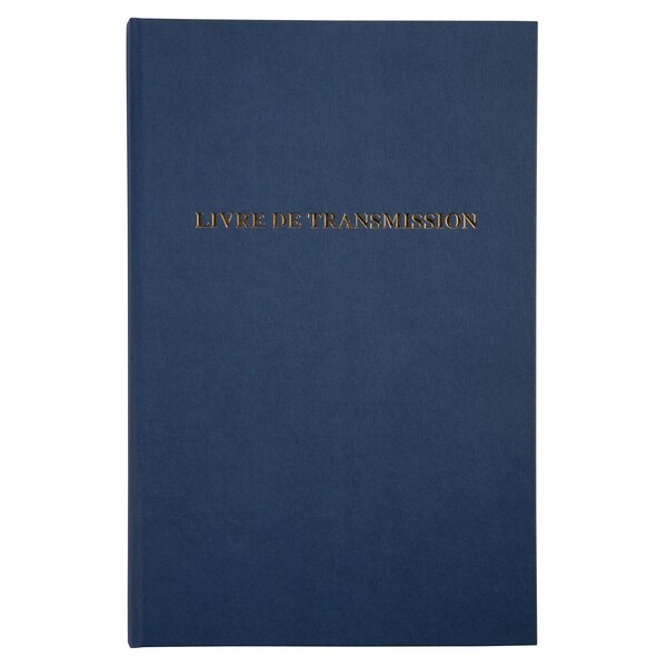 Brochure 300x195 Livre De Transmission 160 Pages - Bleu - X 5 - Le Dauphin