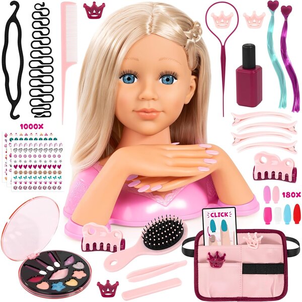 Bayer Design 90090AA - Charlene Magic Nails - Tête à coiffer