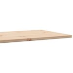 vidaXL Dessus de table 2 Pièces 90x45x1 7cm rectangulaire bois pin massif
