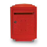 Boite aux lettres 1950 rouge
