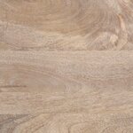 vidaXL Buffet blanc 60x34x75 cm bois massif de manguier