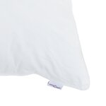 vidaXL Oreillers 2 Pièces Blanc 80 x 80 cm 130gsm 100  coton