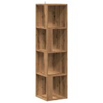 vidaXL Armoire d'angle chêne artisanal 33x33x132 cm bois d'ingénierie