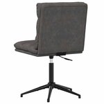 vidaXL Chaises à manger lot de 4 noir similicuir