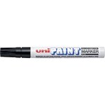 Marqueur Pointe conique moyenne PAINT Marker PX20 2 2 - 2 8mm Noir x 12 UNI-BALL
