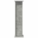 vidaXL Support de Plante 2 pièces Gris béton 25 x 25 5 x 100 5 cm
