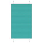 vidaXL Store plissé vert pétrole 70x100 cm largeur du tissu 69 4 cm