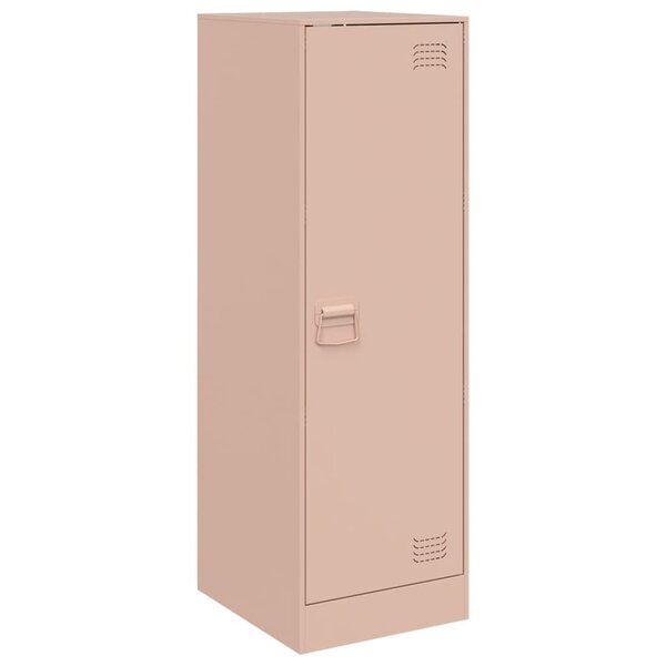 vidaXL Buffet rose 34 5x39x107 cm acier