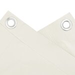 vidaXL Écran d'intimité de balcon blanc 800x90 cm PVC