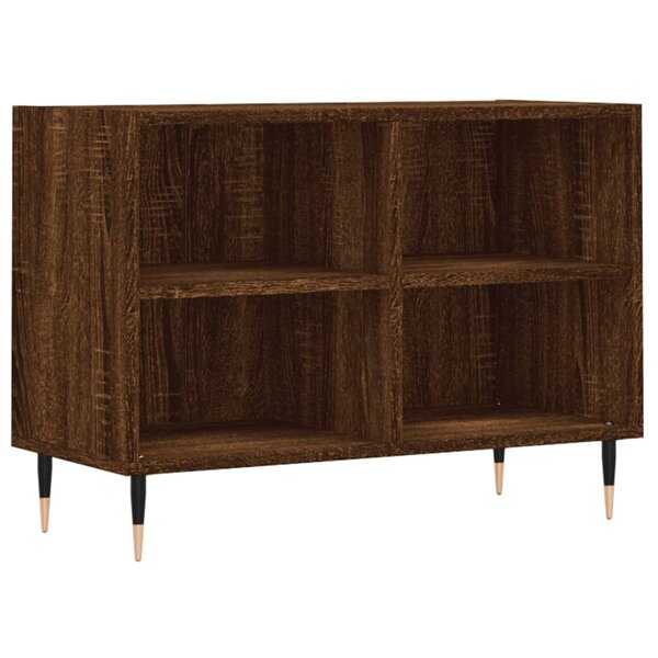 vidaXL Meuble TV chêne marron 69 5 x 30 x 50 cm bois d'ingénierie
