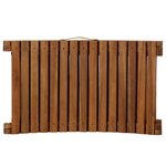 vidaXL Chaise longue avec coussin Bois d'acacia solide Crème