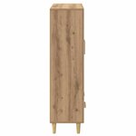 vidaXL Haut Armoire Chêne artisanal 70 x 31 x 115 cm Bois d'ingénierie