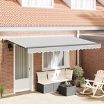 vidaXL Store Électrique Rétractable 4x2 cm en Métal