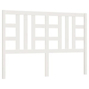 vidaXL Tête de lit Blanc 156x4x100 cm Bois massif de pin