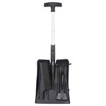 vidaXL Kit de pelle à neige 3 en 1 noir aluminium