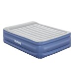 Bestway Matelas pneumatique Tritech 2 places 203x152x56cm bleu et gris