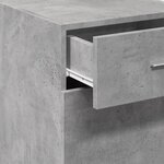 vidaXL Buffet gris béton 40x42 5x93 cm bois d'ingénierie