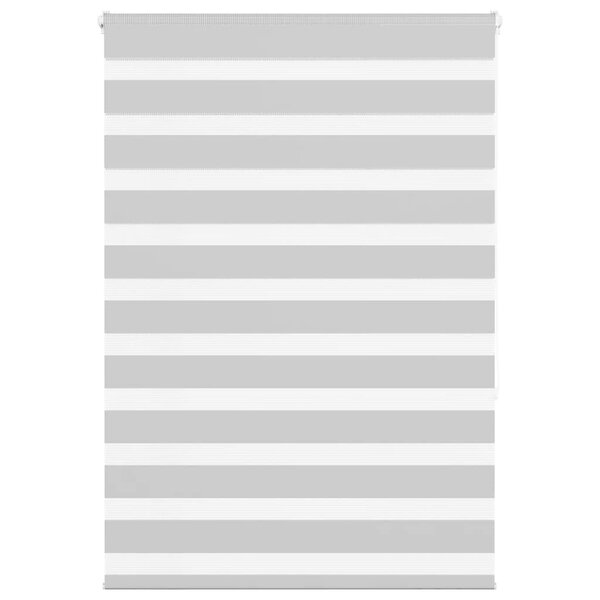 vidaXL Store zèbre gris clair largeur du tissu 90 9 cm polyester