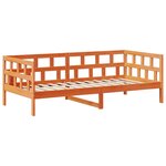 vidaXL Lit de jour avec toit sans matelas 90x200 cm bois massif