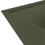 vidaXL Jardinière Bol de Jardin Verte Olive 35x35x15 cm en Acier