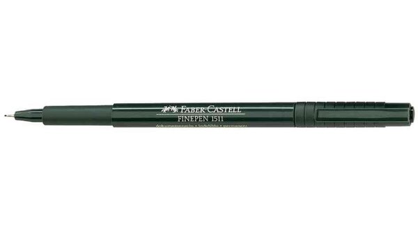 Stylo feutre extra-fin Finepen 1511 0 4 mm Noir FABER-CASTELL
