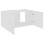 vidaXL Armoire murale Blanc 80x39x40 cm Bois d'ingénierie