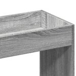 vidaXL Buffet haut sonoma gris 92x33x180 cm bois d'ingénierie
